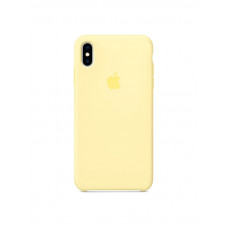 Cover for iPhone Xs - Apple Silicone Case, Mellow Yellow