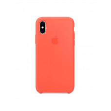 Cover for iPhone Xs - Apple Silicone Case, Nectarine