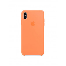 Cover for iPhone Xs - Apple Silicone Case, Papaya