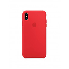 Cover for iPhone Xs - Apple Silicone Case, PRODUCT RED